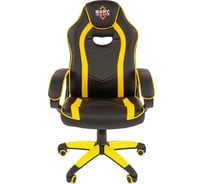 Кресло VT_EChair Easy Game-687 TPU кожзам черный/желтый пластик Easy Game 1362961