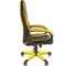 Кресло VT_EChair Easy Game-687 TPU кожзам черный/желтый пластик Easy Game 1362961 2