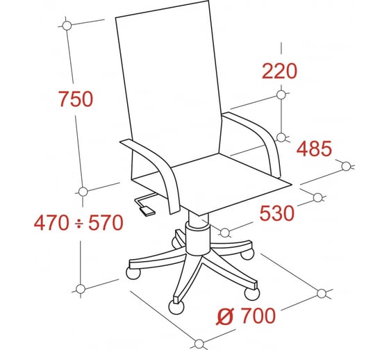 Кресло Easy Chair VB_EChair-655 SL, BL TTW сетка, ткань, черный хром 1416833