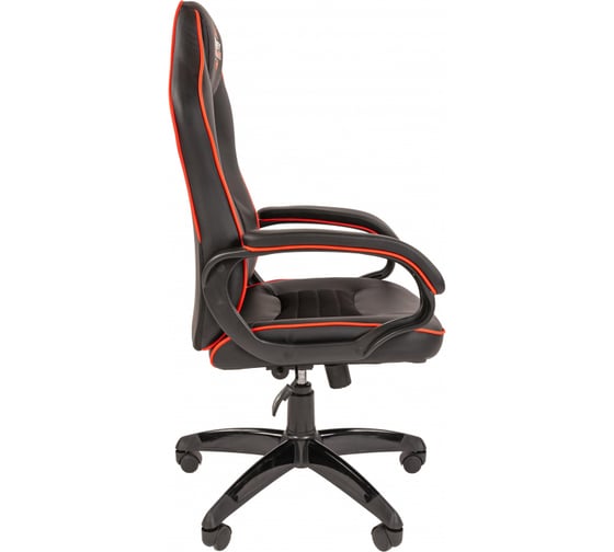 Кресло Easy Chair Game-688 TPU кожзам, ткань, черный, пластик 1362963