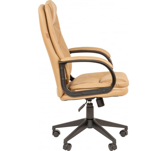 Кресло Easy Chair EChair-695 TPU кожзам бежевый, пластик 1366743