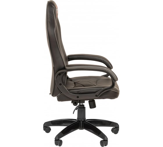 Кресло Easy Chair Game-687 TPU кожзам черный, серый, пластик 1362960