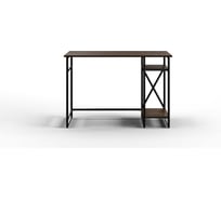 Стол письменный Металл-Завод GUTTA 76х111х68 см, коричневый, черный GD76111683B2