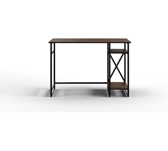 Стол письменный Металл-Завод GUTTA 76х111х68 см, коричневый, черный GD76111683B2 1