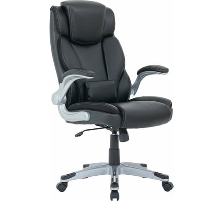 Кресло BRABIX PREMIUM Phantom EX-553, рециклированная кожа, регулир. подголовник, черное 532940