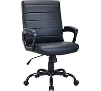 Кресло BRABIX Win MG-353, кожзам, разборное пятилучие, черное 532981