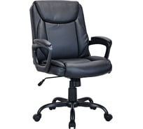 Кресло BRABIX Forex EX-529, экокожа, разборное пятилучие, черное 532980