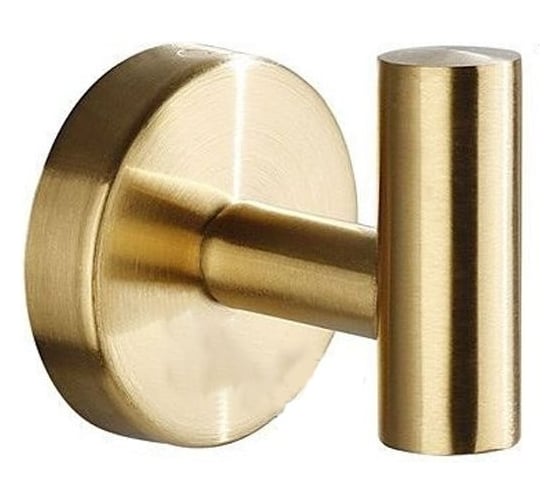 Крючок одинарный ООО ПКФ Сварком матовое золото (уп/1шт) СанТех s065688 1