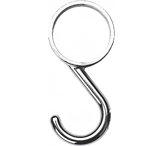 Крючок одинарный ООО ПКФ Сварком с кольцом (уп/3шт) СанТех s024687 1