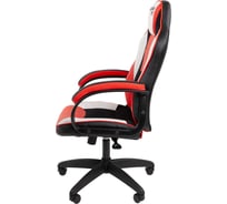 Офисное кресло CHAIRMAN Game 17 Россия экокожа черный/красный/белый 00-07197805