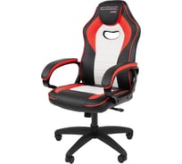 Офисное кресло CHAIRMAN Game 16 Россия экокожа черный/красный/белый 00-07197801