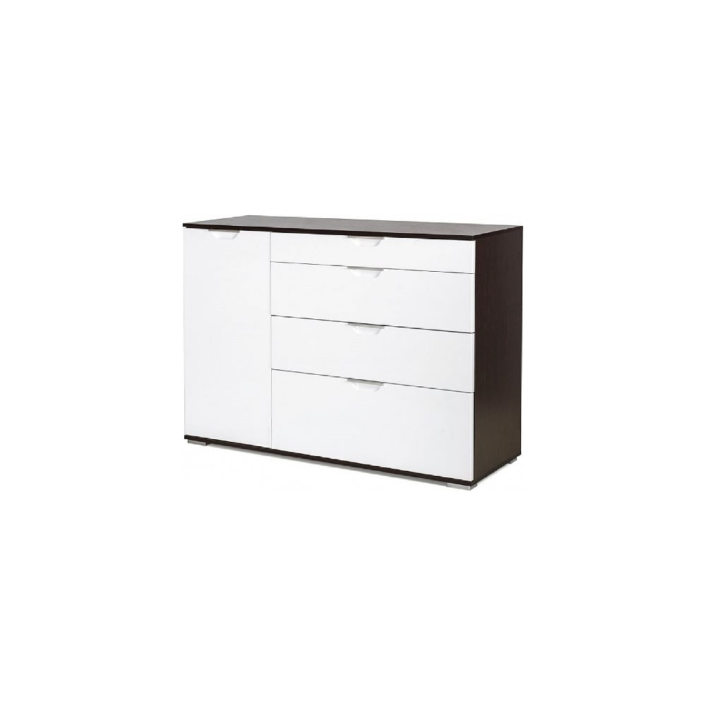 Комод Венталл Арт Лайн-3 венге/белый глянец Ven_00186 - выгодная цена ...