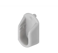 Штангодержатель для овальной штанги Hafele 30х15мм, планка серый (803.04.510 упаковка 100штук) 803.04.51X