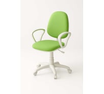 Комфорт кресло Фабрикант ткань, Candy, green, ПВМ, PL 600, чарли, ролик белый 4610097303968