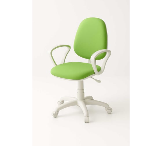 Комфорт кресло Фабрикант ткань, Candy, green, ПВМ, PL 600, чарли, ролик белый X475011632 1