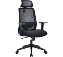 Кресло BRABIX PREMIUM Agent ER-404, поясничная поддержка, рег. подголовник, сетка, черное, 532970