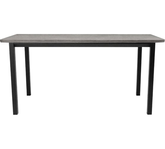 Стол офисный LuxAlto ST45 черный/ ЛДСП дуб бежево-серый, 140x80 34462 1