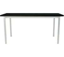 Стол офисный LuxAlto ST45 белый/ ЛДСП черный, 160x70 34526