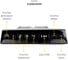 Стол с регулировкой высоты LuxAlto E6 черный/ ЛДСП белый, 120x60 34020 5