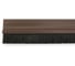 Щетка полосовая EuroBrush 1000х41х7,5 с коричневым ПВХ профилем h форма, ворс высотой 16 мм PPL черный, EB-1131 2
