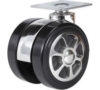 Колесо 60 мм на площадке Brante хромированное комплект, 2 колеса 658972