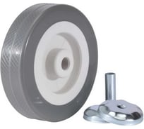 Ролик Brante D 75 мм, серая резина, комплект 4 ролика 658980