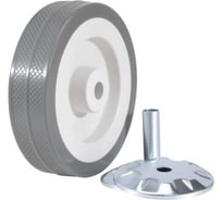 Ролик Brante D 100 мм, серая резина, комплект 2 ролика 658974