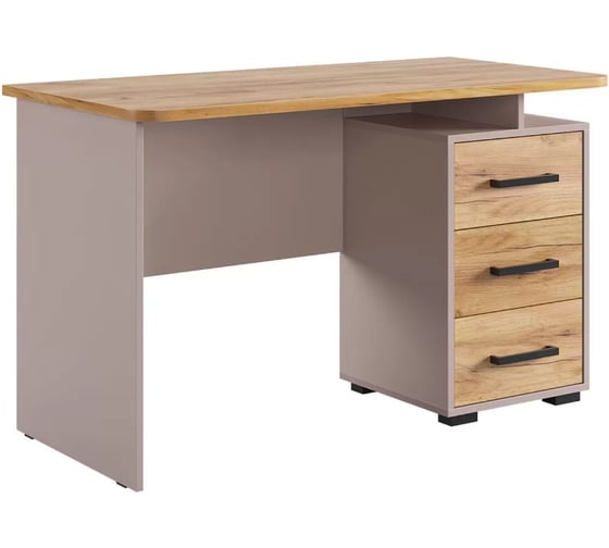 Стол компьютерный Лайт-2 1200 кашемир/дуб крафт золотой SKL2.1N02.3369 1