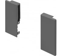 Соединитель фасада GTV, внутренний, для AXIS PRO со стеклянными боковинами, для низкого ящика 84 мм, антрацит PB-AXISPRO-GLASS-WEWMOCA