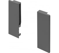 Соединитель фасада GTV, внутренний, для AXIS PRO со стеклянными боковинами, для среднего ящика 116 мм, антрацит PB-AXISPRO-GLASS-WEWMOCB