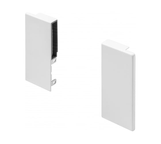 Соединитель фасада GTV, внутренний, для AXIS PRO со стеклянными боковинами, для низкого ящика 84 мм, белый PB-AXISPRO-GLASS-WEWMOCA1 1