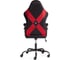 Кресло Tetchair iShark ткань, черный / красный 24851 4