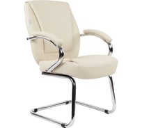 Офисное кресло 794V Россия хром экокожа бежевый CHAIRMAN 00-07194223