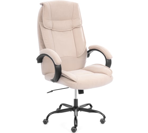 Кресло Tetchair OREON metalBL велюр, бежевый, 7 25041 1