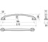 Ручка-скоба Brante RS.1688.96.BN.BSN чёрный никель-никель 102255 3