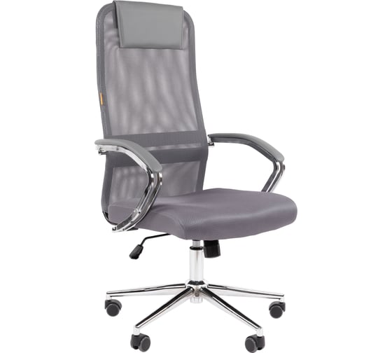 Офисное кресло CHAIRMAN 612 серый, хром 00-07208100 1