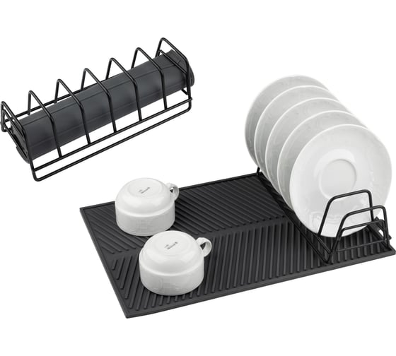 Сушилка для посуды Рыжий кот IDEA, 6 секций, 39*25 см 109742 1