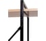 Стеллаж BRABIX "SMART SH-004", 904х360х1950 мм, ЛОФТ, 5 полок, металл/ЛДСП ясень шимо светлый, каркас черный, 641943 12