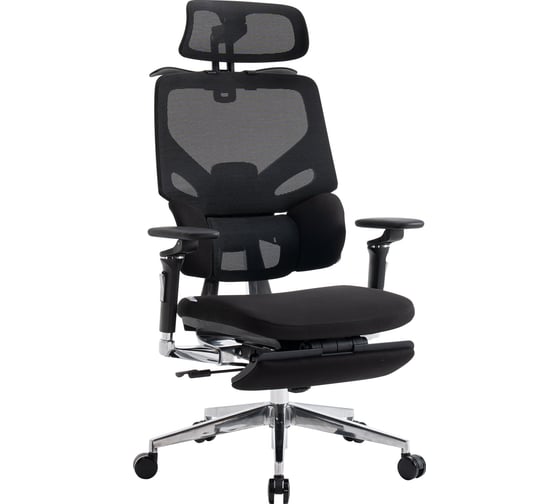 Кресло компьютерное EVOLUTION LumbarPro Elite Black 4812755009179 1