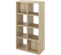 Стеллаж открытый 800х400х1500 Монолит, Дуб крафт серый45 ДБ30 ДБ30.45