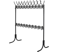 Вешалка напольная Мебелик М 12М чёрный 9748