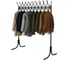 Вешалка напольная Мебелик М 12М чёрный 9748 8
