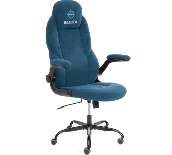 Кресло Tetchair BAZUKA metalBL велюр, синий, 32 25046 1