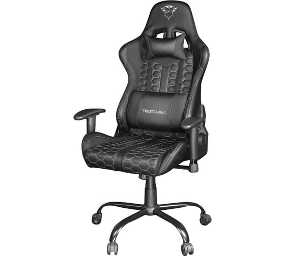 Игровое компьютерное кресло Trust GXT708 RESTO 24436 кожзам черное Б0054953