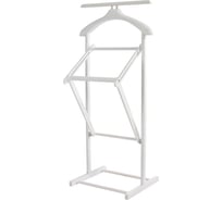 Вешалка костюмная складная Мебелик В 21Н белый 9623