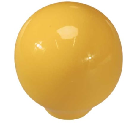 Ручка-кнопка Inred RK.1694.32.YL керамика шар жёлтый 102257