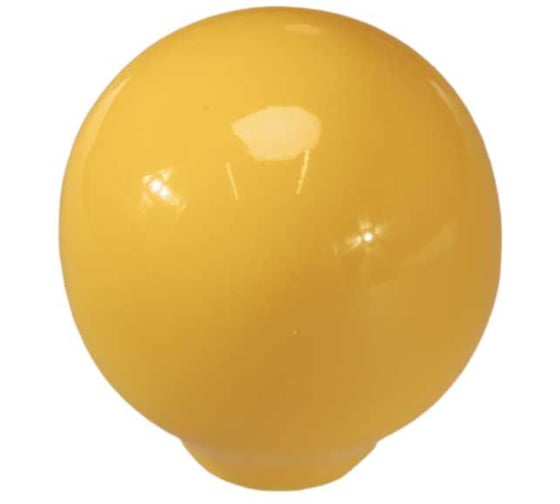 Ручка-кнопка Inred RK.1694.32.YL керамика шар жёлтый 102257 1