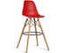 Стул барный DERSTUHL 110 Wood Bar, красный DSL07.006 1
