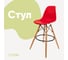 Стул барный DERSTUHL 110 Wood Bar, красный DSL07.006 2