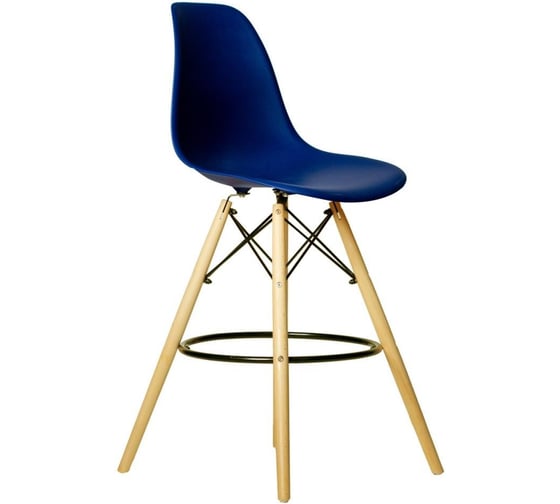 Стул барный DERSTUHL 110 Wood Bar, темно-синий DSL07.017 1